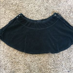 Black swimsuit cover